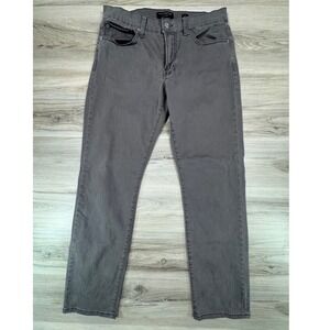 Lucky Brand 121  Slim Straight Jeans Grey Denim Men's 31x30 Modern 7MP10009